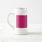 Chope À Bière Brûlé Pink Beer Stein (Gauche)