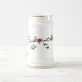 Chope À Bière Bukowski - bière Stein