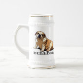 Chope À Bière Bulldog Beer stein anglais (Gauche)