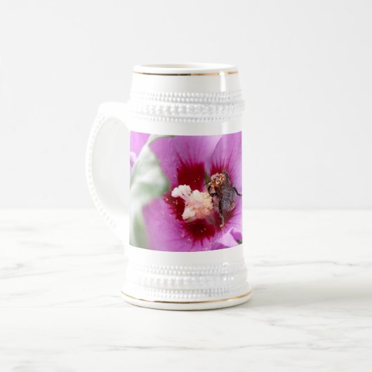 Chope À Bière Bumblebebe sur la fleur d'Hibiscus (Devant gauche)