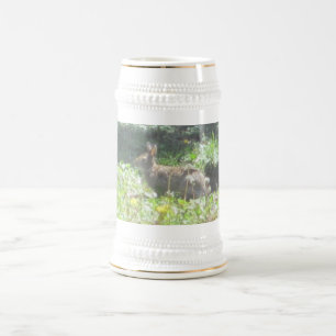 Chope À Bière Bunny sauvage Stein