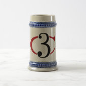 Chope À Bière C3 bière Stein (Centre)