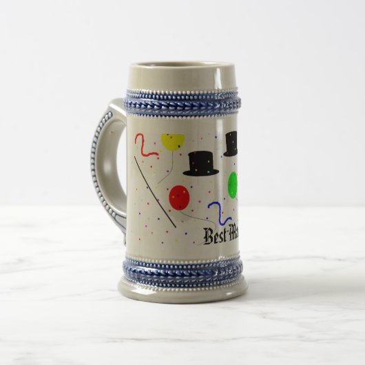Chope À Bière , cadeau Best Man (Devant gauche)