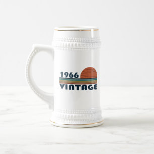 Chope À Bière Cadeau d'anniversaire de 1966 vintage