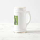 Chope À Bière Cadeau de golf Vintage (Devant droit)