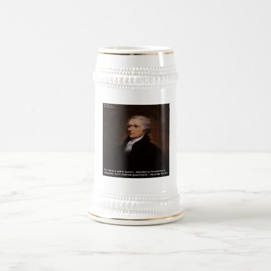 Chope À Bière Cadeaux Alexander Hamilton (Centre)
