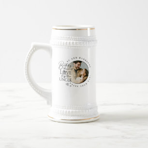 Chope À Bière Cadeaux d'anniversaire pour oncle minimaliste
