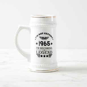 Chope À Bière Cadeaux personnalisés soixante vintages 60e annive