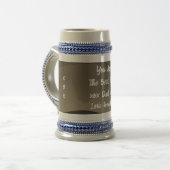 Chope À Bière Camo Imprimer Meilleur Papa Jamais Nom de script C (Devant gauche)