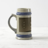 Chope À Bière Camo Imprimer Meilleur Papa Jamais Nom de script C (Gauche)