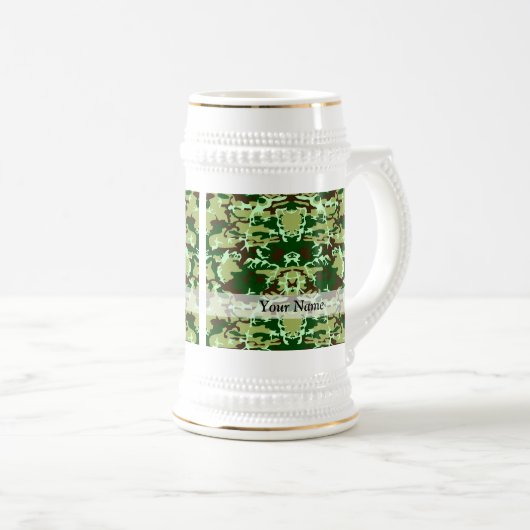 Chope À Bière Camo vert (Devant droit)