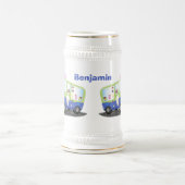 Chope À Bière Caricature de camion de glace joli (Centre)