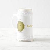 Chope À Bière Caricature de durian joyeux (Devant gauche)