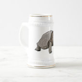 Chope À Bière Caricature de la tortue des Galapagos (Devant gauche)