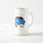 Chope À Bière Caricature de voiture classique 1948 (Devant droit)