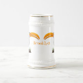 Chope À Bière Caricature d'oiseau de safari de barbecue jaune am (Centre)