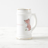 Chope À Bière Caricature pour bébé renard (Devant droit)