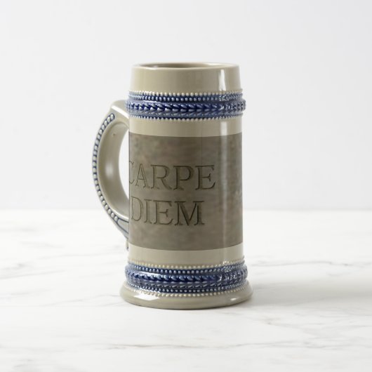 Chope À Bière Carpe Diem Stone stein (Devant gauche)