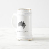 Chope À Bière Carte décorative australienne (Devant gauche)