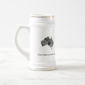 Chope À Bière Carte décorative australienne (Gauche)