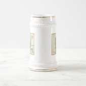 Chope À Bière Carte vintage du Danemark (1801) (Centre)