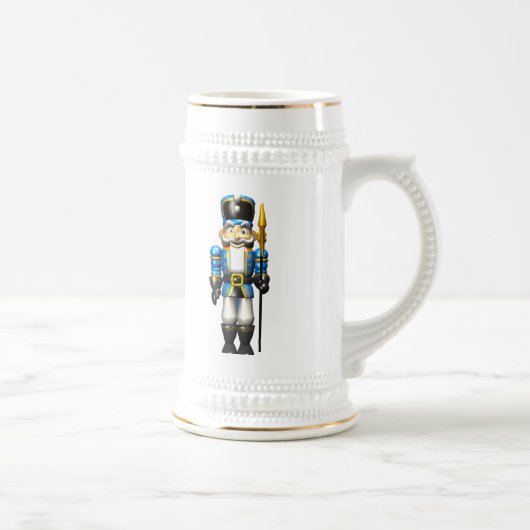 Chope À Bière Casse-noix - bleu - Stein (Droite)