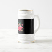 Chope À Bière Cavalier King Charles Spaniel Teacup Noël Vacances (Devant droit)