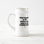 Chope À Bière Ce qui se produit dans la cage de poulet (Gauche)