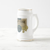 Chope À Bière Cèdre fâché Stein (Devant droit)