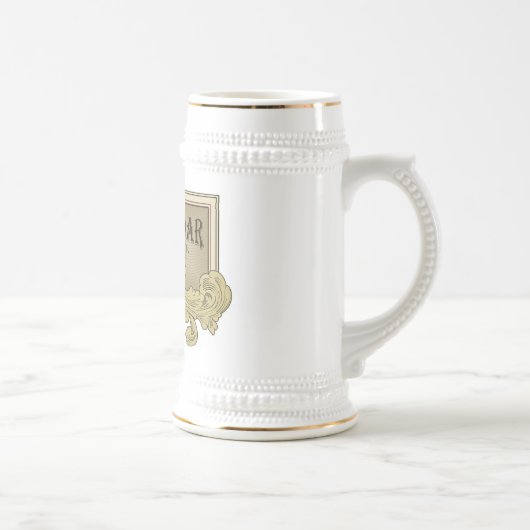 Chope À Bière Cèdre fâché Stein (Droite)