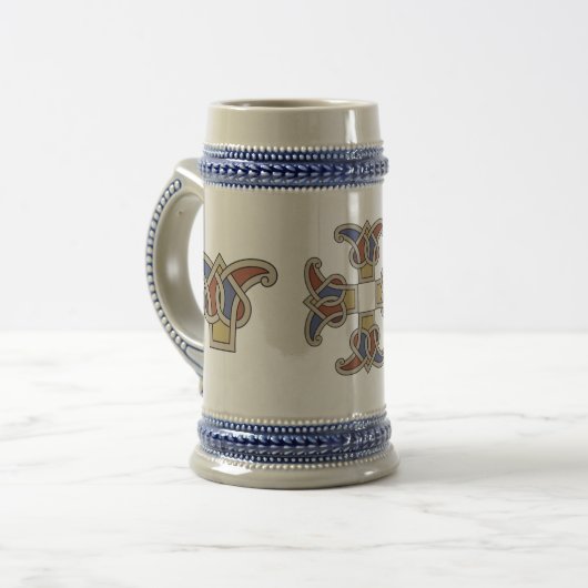 Chope À Bière "Celtic Irish Design" Bière Stein (Devant gauche)