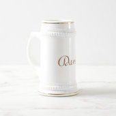Chope À Bière céramique traditionnelle (Devant gauche)