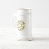 Chope À Bière Cercle celtique de noeud (Devant gauche)