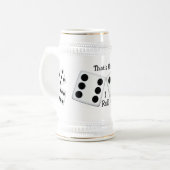 Chope À Bière C'est comme ça que je roule Stein (Devant gauche)