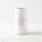 Chope À Bière C'est une fille, notre chou perle (Centre)