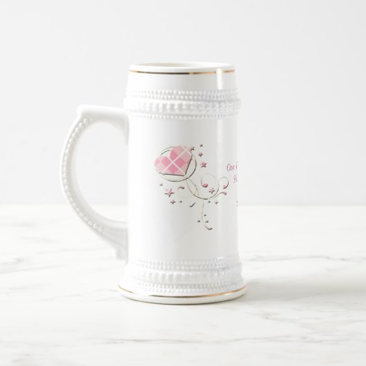 Chope À Bière C'est une fille, notre chou perle (Gauche)