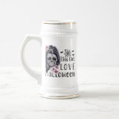 Chope À Bière Cette fille aime Halloween (Gauche)