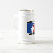 Chope À Bière Champ de Beer Pong Stein (Devant gauche)