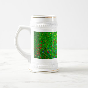Chope À Bière Champ de coquelicots de Gustav Klimt