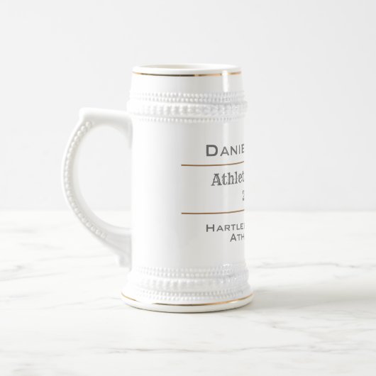 Chope À Bière Champion d'athlétisme (Gauche)