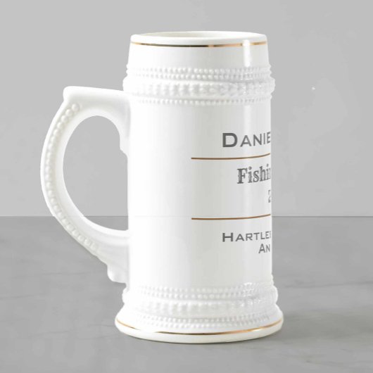 Chope À Bière Champion de pêche
