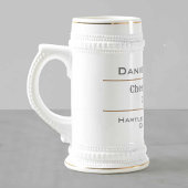 Chope À Bière Champion d'échecs