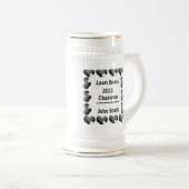 Chope À Bière Champion des pelouses 2023, Beer Stein (Devant droit)