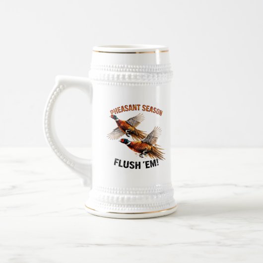 Chope À Bière Chasse au faisan  (Gauche)