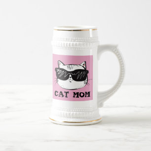 CHOPE À BIÈRE CHAT MOM BEER STEIN