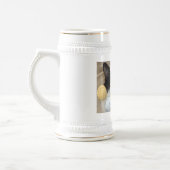 Chope À Bière Chat noir et blanc de l'Est (Gauche)