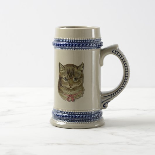 Chope À Bière Chat tigré (Droite)