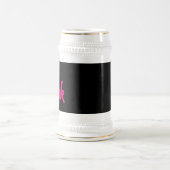 Chope À Bière Chaud rose noir blanc acier (Centre)