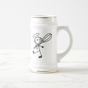 Chope À Bière Chef Bâtonnet Avec Fouet