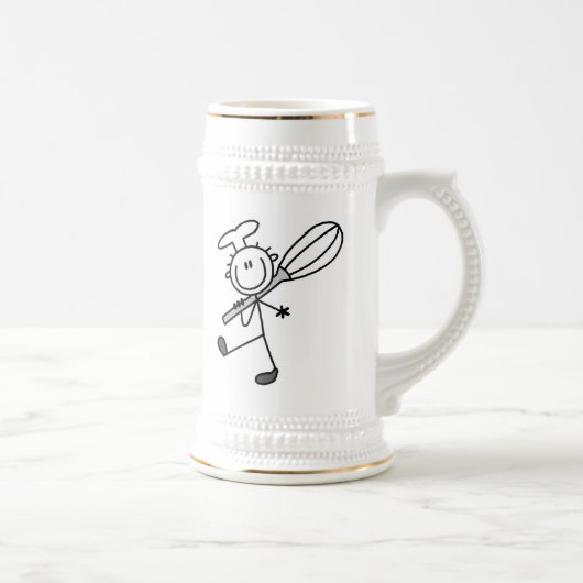 Chope À Bière Chef Bâtonnet Avec Fouet (Droite)